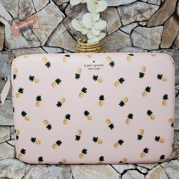 kate spade Handbags - #bagsavenue fast ship Staci Dancing Cherries Laptop Sleeve Case Pink Kate Spade